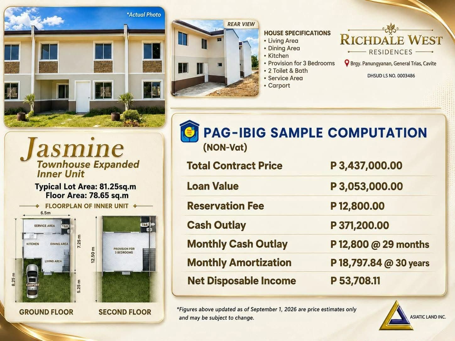 Soon to Rise: Richdale West Residences Phase 3 in General Trias, Cavite