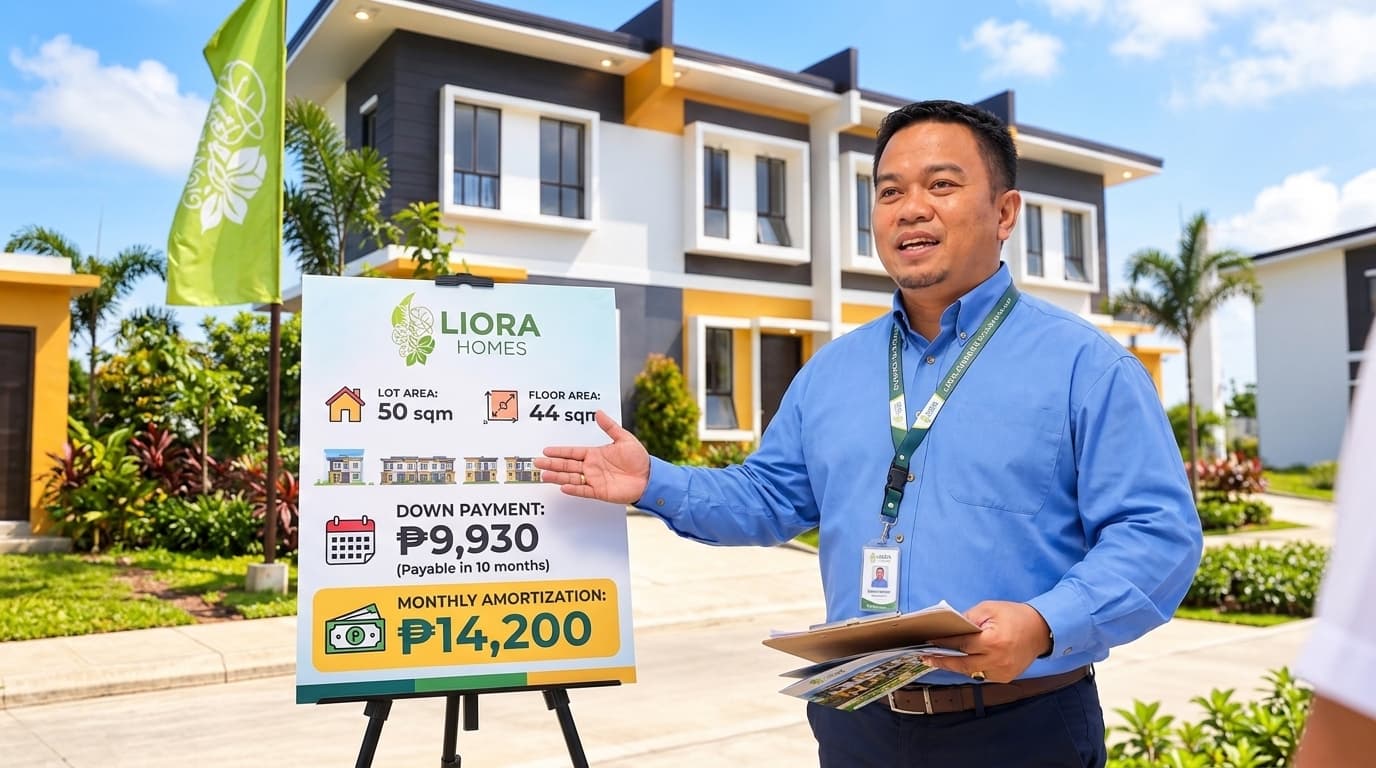 Amora Model Townhouse with Solar Panels at Liora Homes Naic